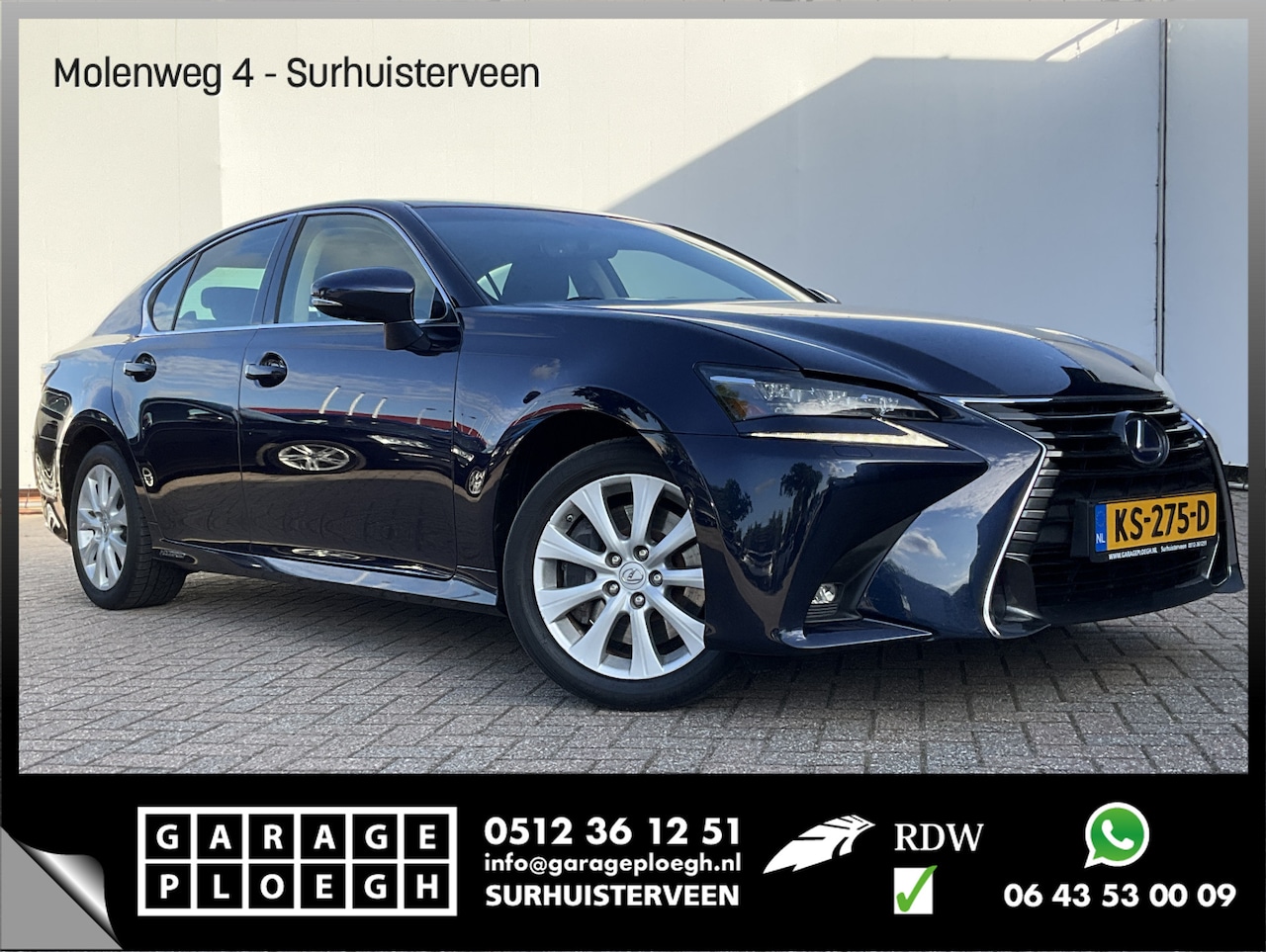 Lexus GS - 300h Business Line Automaat Trekhaak Memory Xenon Nav/Cam Voll.Onderhouden NL-Auto! - AutoWereld.nl