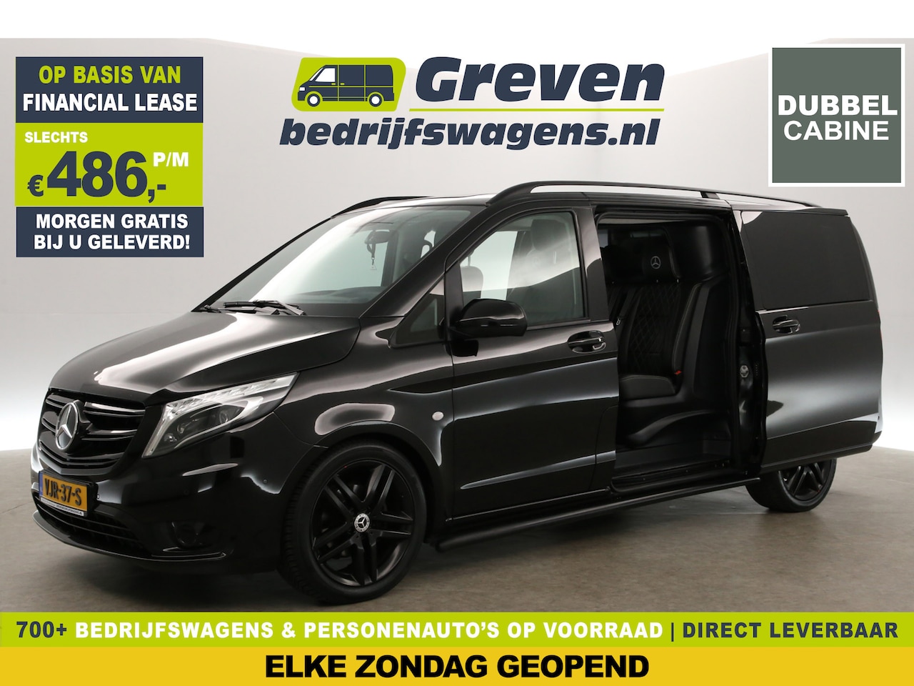 Mercedes-Benz Vito - 114 CDI Lang | Dubbele Cabine | 5 Persoons | Automaat | Camera | Airco | Cruise | Carplay - AutoWereld.nl