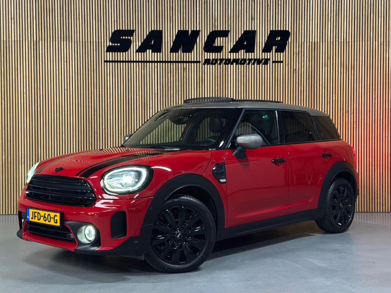 MINI Countryman - Mini 1.5 Cooper MINI Yours PANO|H&K|HUD|AMBIENT|APPLE/ANDROID|LEDER|E-ZETELS/MEMORY| - AutoWereld.nl