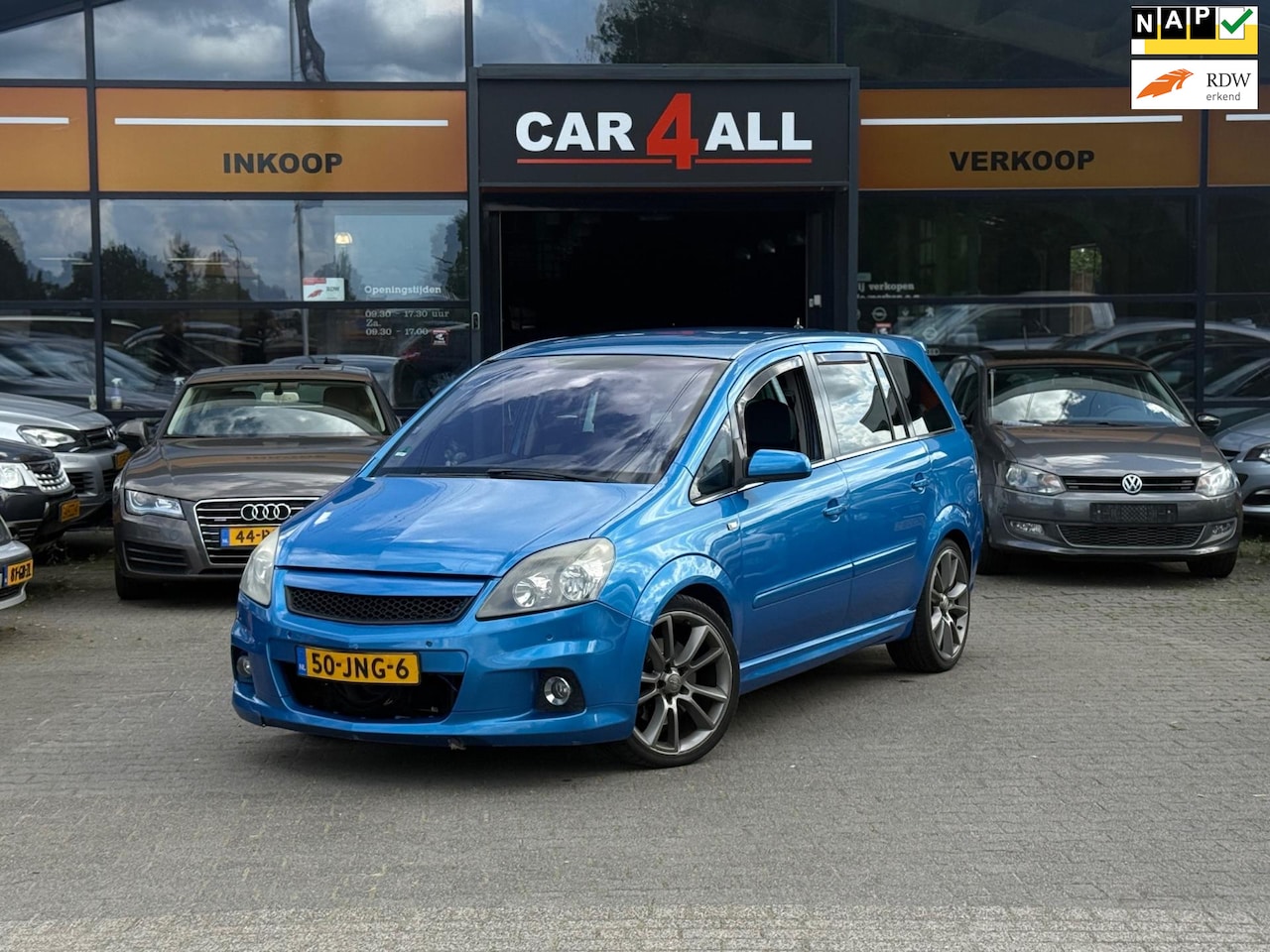 Opel Zafira - 2.0 T OPC 241PK/AIRINTAKE/PDC/LEDER/7PERSOONS!! - AutoWereld.nl