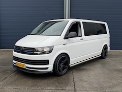 Volkswagen Transporter - 2.0 TDI L2H1 Trendline DUBBEL CABINE / AIRCO / LEER / VERLAAGD / SPOILERS