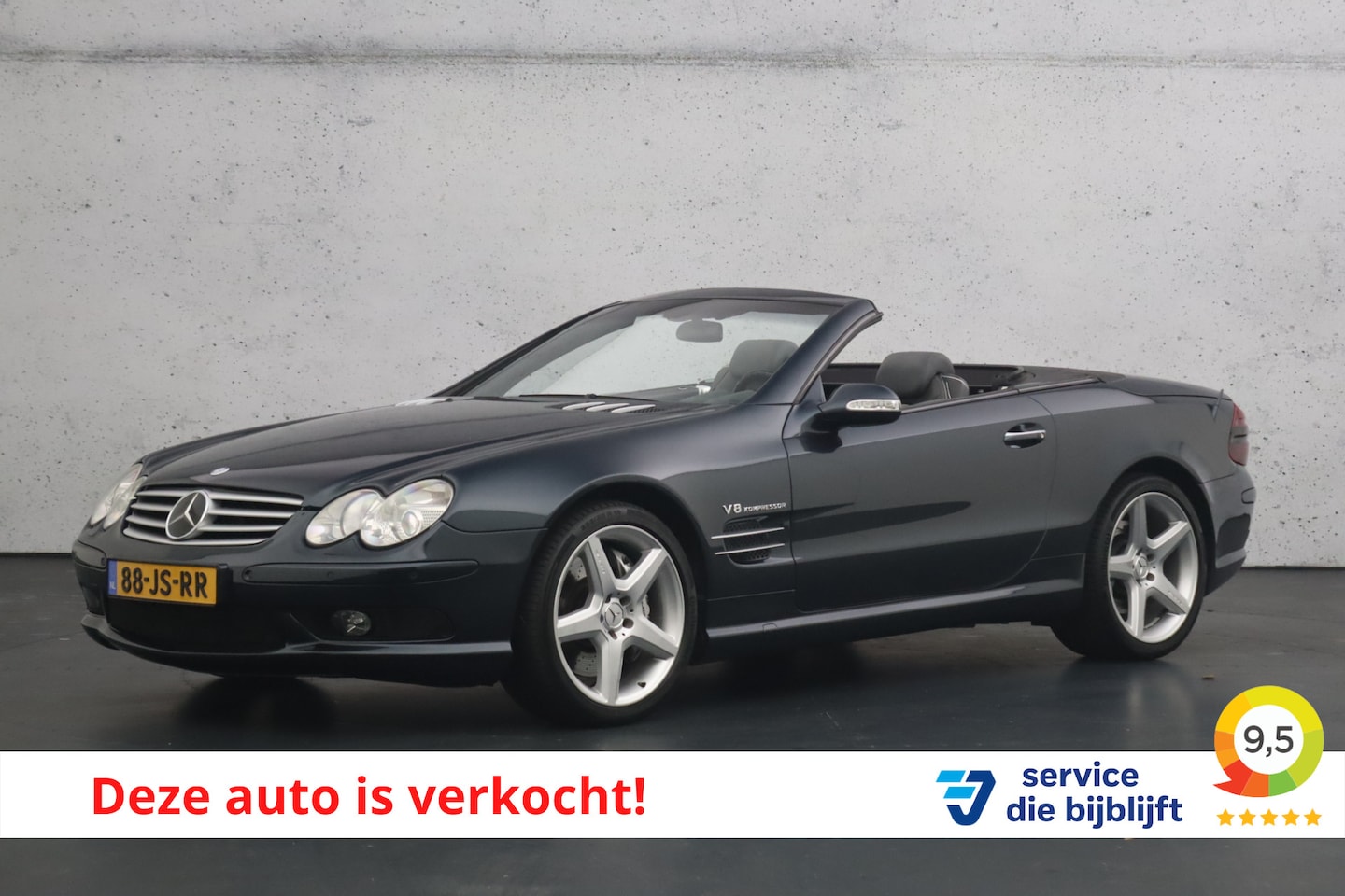 Mercedes-Benz SL-klasse Cabrio - AMG 55 501PK | | Lederen bekleding | NAP | Sportonderstel | Xenon lampen - AutoWereld.nl