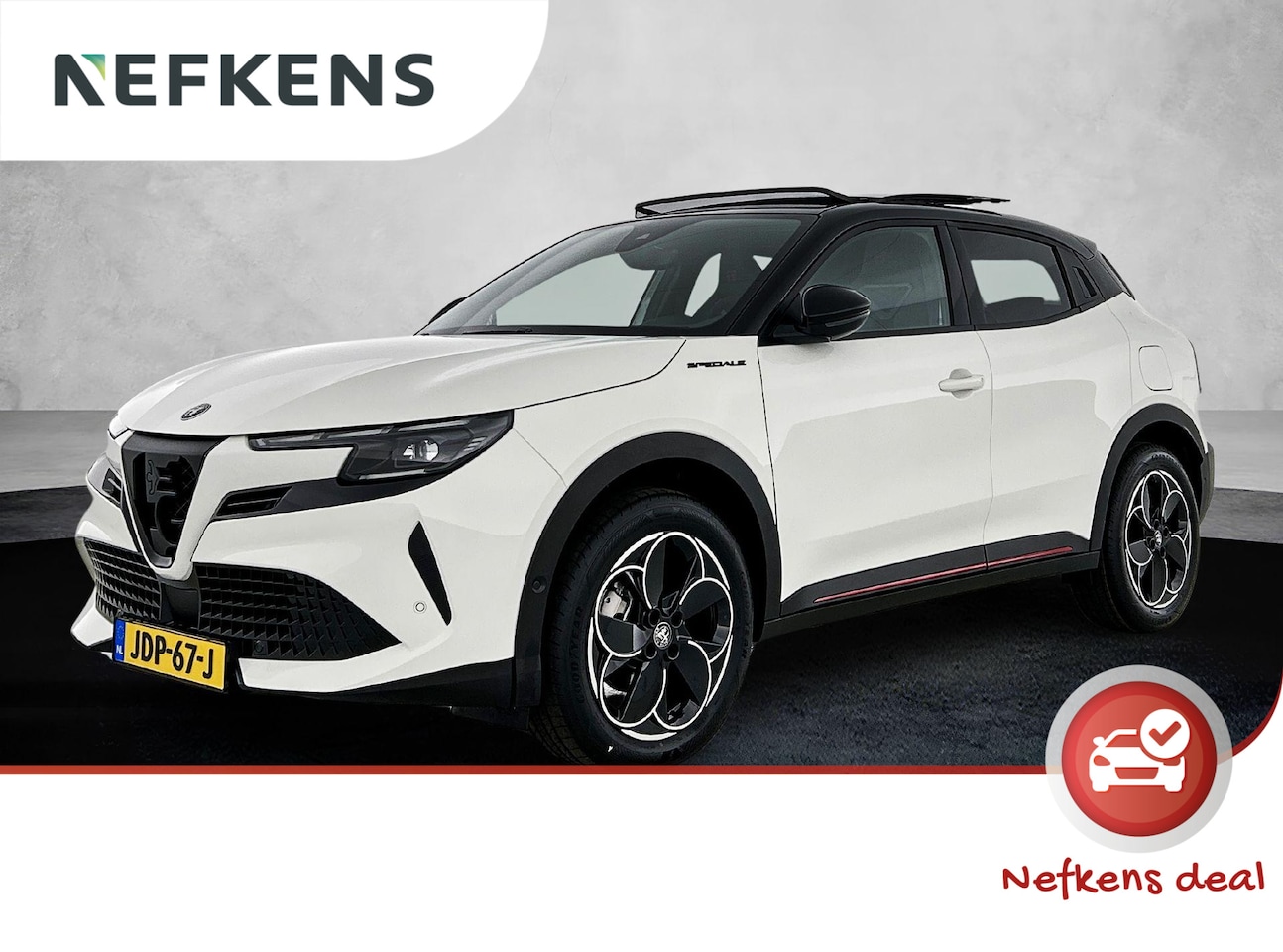 Alfa Romeo Junior - 1.2 Turbo Hybrid Ibrida Speciale 145pk Automaat | Climate Control | Navigatie | Adaptieve - AutoWereld.nl