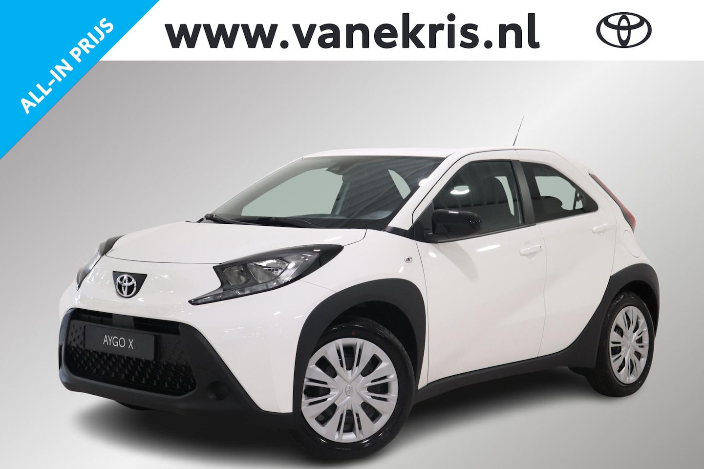 Toyota Aygo X - 1.0 VVT-i MT play 1.0 VVT-i MT play, Nieuw en snel leverbaar met € 1.000 inruilpremie! - AutoWereld.nl