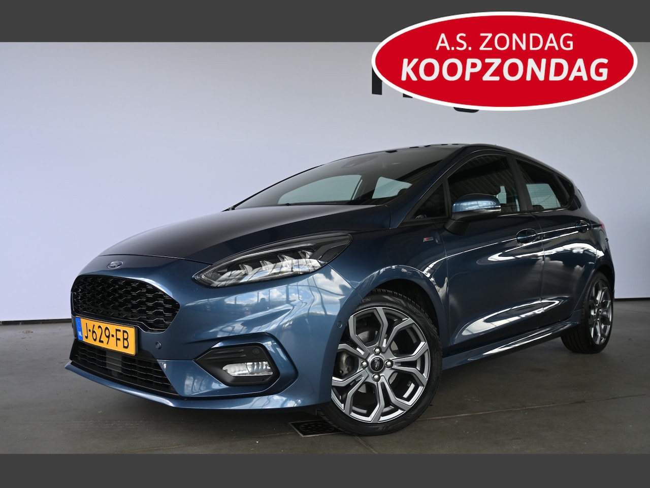 Ford Fiesta - 1.0 EcoBoost ST-Line X Clima Navigatie LED Stoelverwarming B&O Rijklaarprijs Inruil Mogeli - AutoWereld.nl