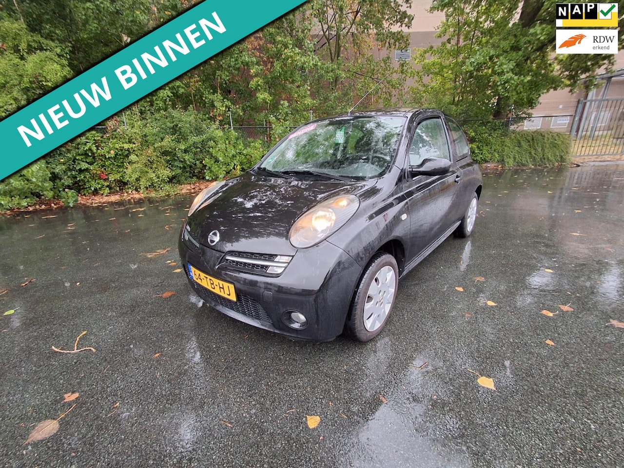 Nissan Micra - 1.2 Tekna LEUKE AUTO RIJDT EN SCHAKELT GOED - AutoWereld.nl