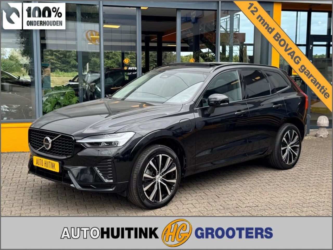 Volvo XC60 - 2.0 Recharge T6 AWD R Design - Pan dak - leer - stoel/stuurv Long Range - AutoWereld.nl