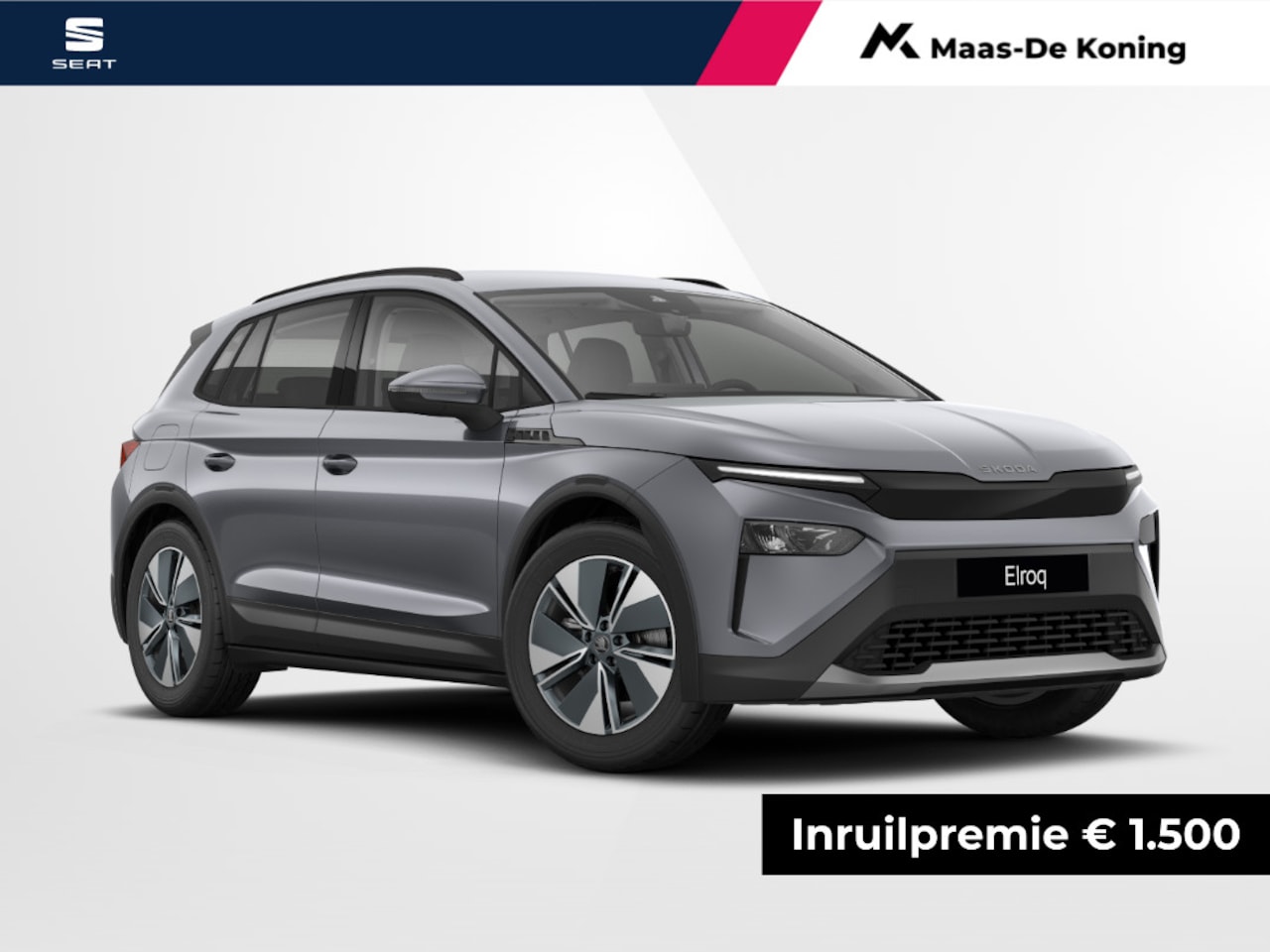 Skoda Elroq - Selection Elektromotor 125 kW / 170 PK SUV Elektrisch | private lease vanaf 399!! | 1500,- - AutoWereld.nl