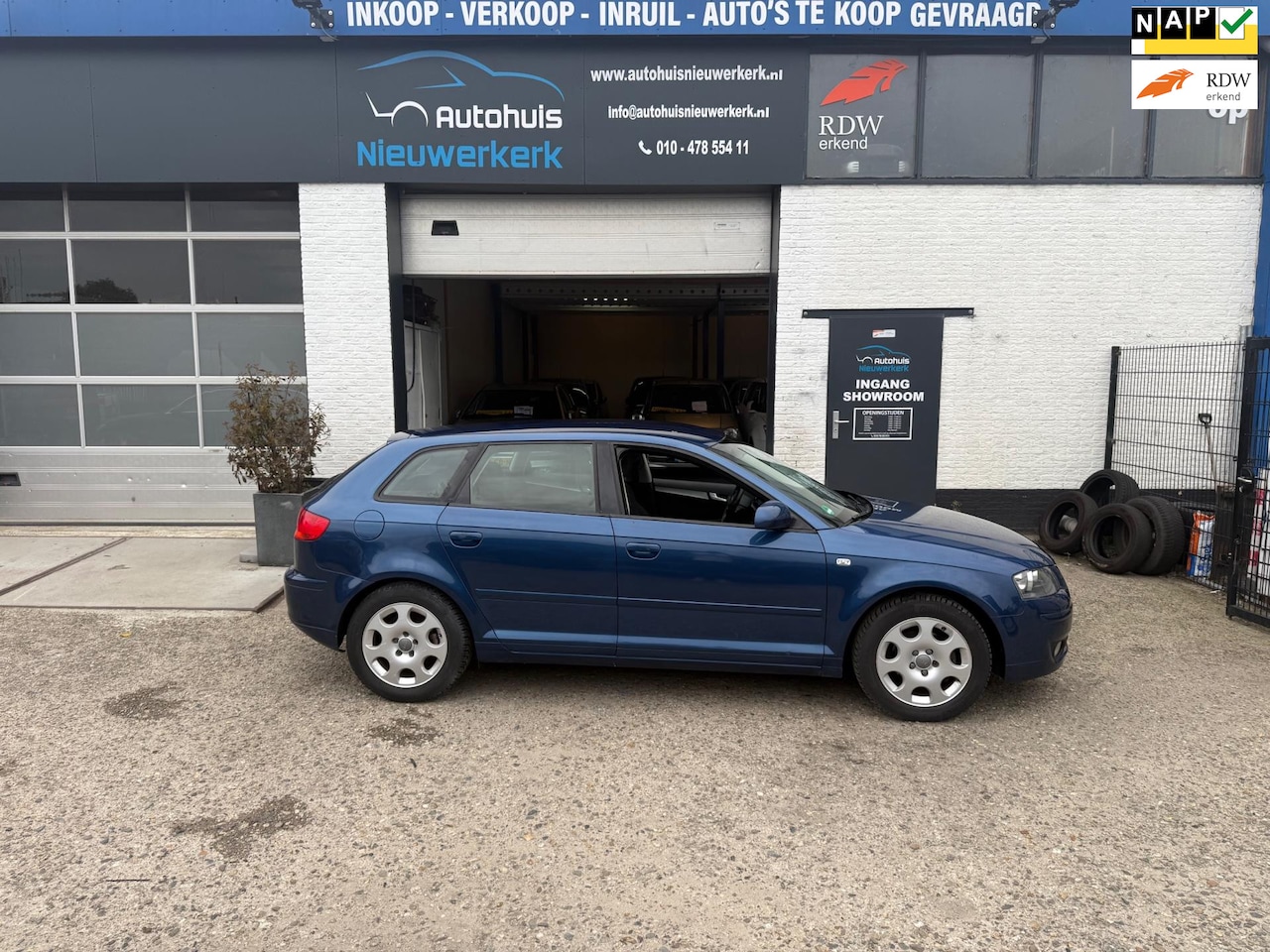 Audi A3 Sportback - 1.6 FSI Attraction- met onderhoudshistorie, Clima/Airco, NAP-rapport en een ruime APK!!! - AutoWereld.nl