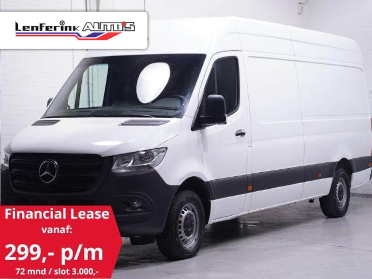 Mercedes-Benz Sprinter - 315 CDI 150 pk L3H2 Navi, PDC V+A 360 Camera, Laadruimte Pakket, Cruise Control, 3-Zits - AutoWereld.nl
