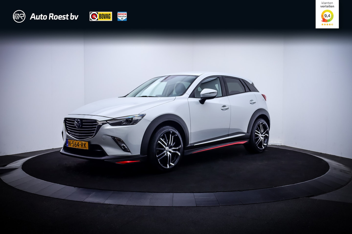Mazda CX-3 - 2.0 SkyActiv-G 120 SkyLease+ FULL LED | HEAD UP | BOSE | CAMERA | LEDER | CARPLAY | ACC | - AutoWereld.nl