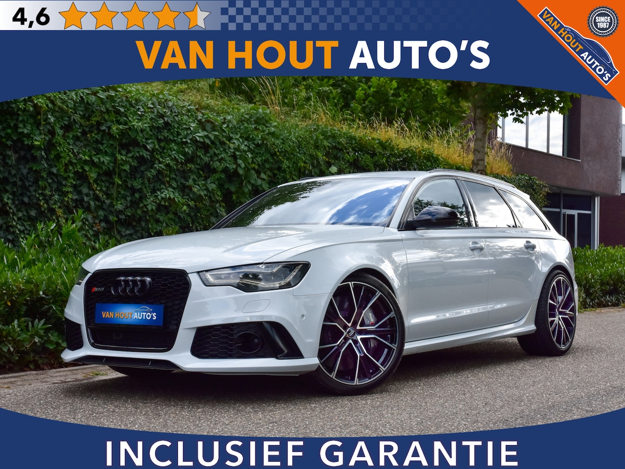 Audi RS6 - Avant 4.0 TFSI Quattro Pro Line Plus | Massagestoelen | Suzuka Grey RS 6 - AutoWereld.nl