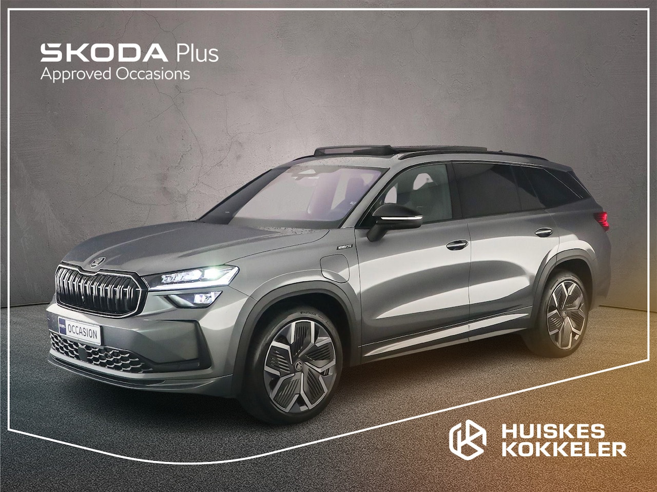 Skoda Kodiaq - Sportline Business 1.5 TSI PHEV 204pk DSG Automaat Trekhaak, Panoramadak, Verwarmde voorru - AutoWereld.nl