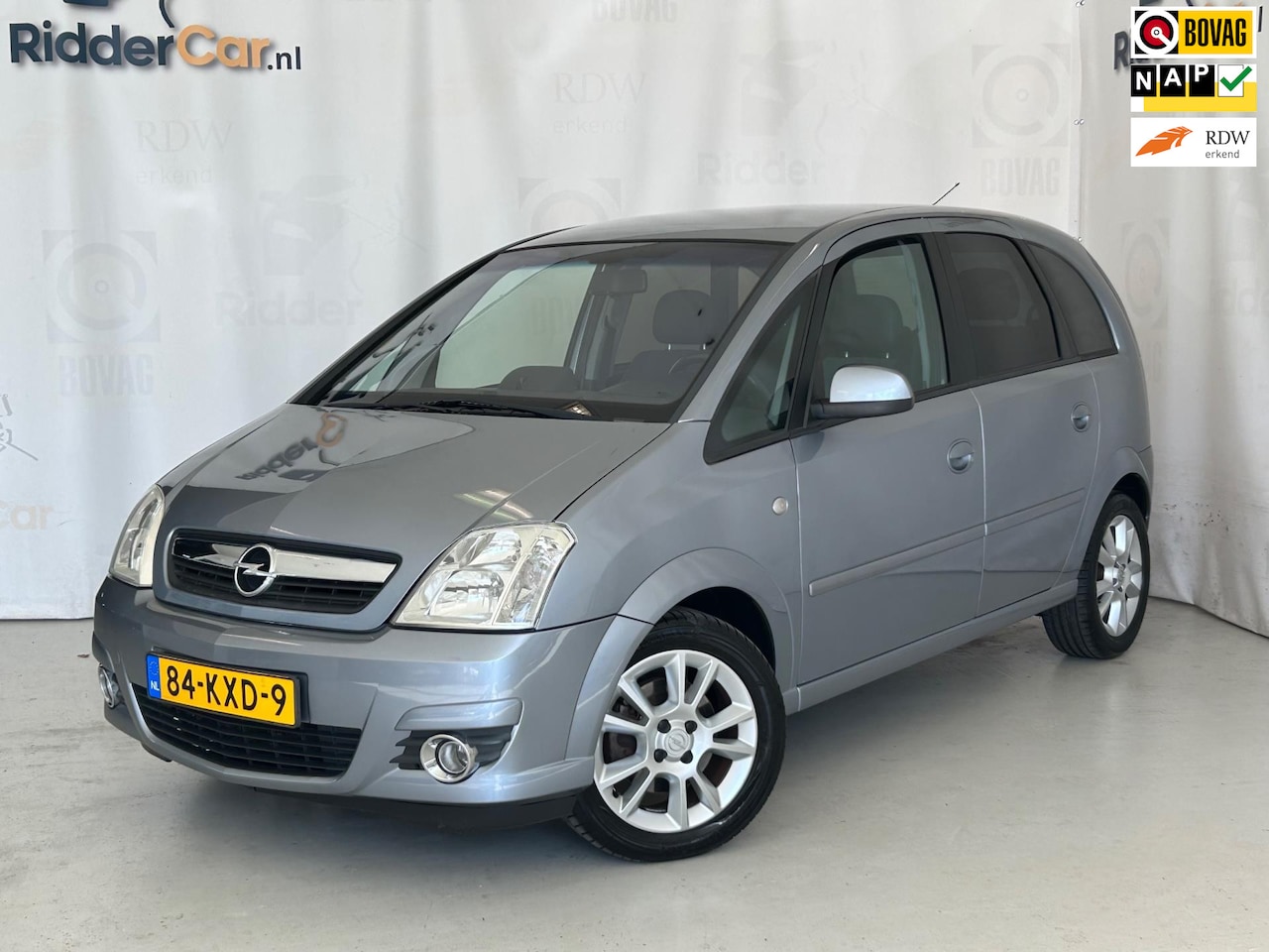 Opel Meriva - 1.6-16V Cosmo|AUTOMAAT|1E EIG|NAP|AIRCO|HALF LEDER|PARK SENS| - AutoWereld.nl
