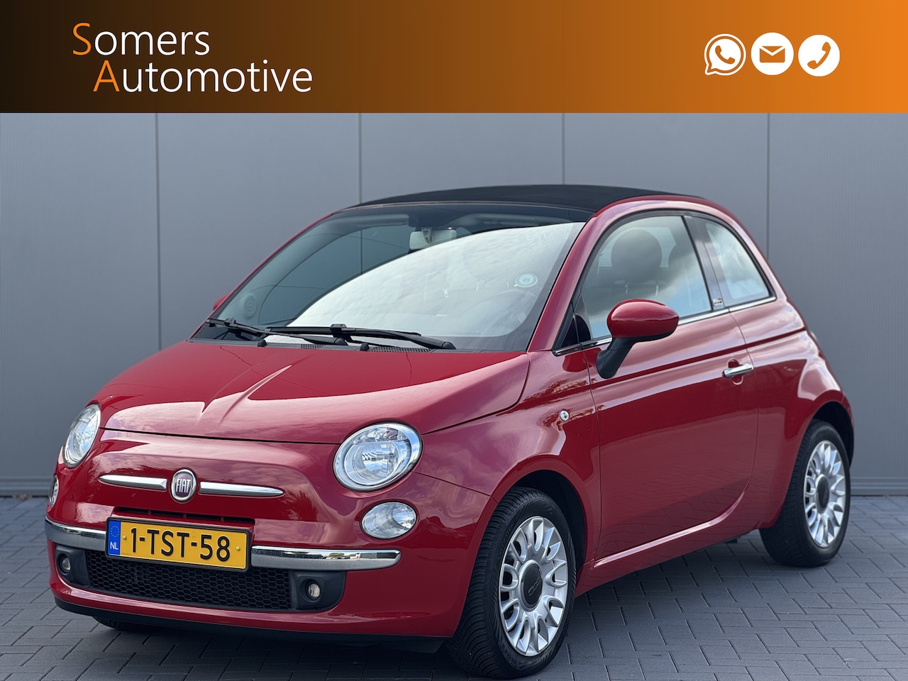 Fiat 500 C - TwinAir 80 Turbo Lounge | Airco | Sportstoelen | NL Auto - AutoWereld.nl