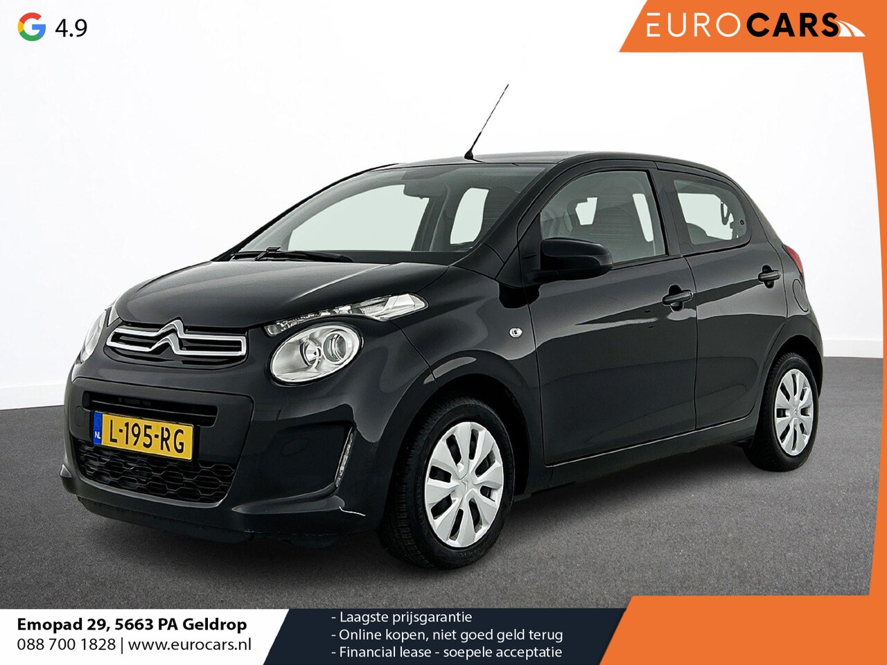 Citroën C1 - 1.0 VTi Feel Airco Navi Carplay Camera 5-DRS NL Auto - AutoWereld.nl