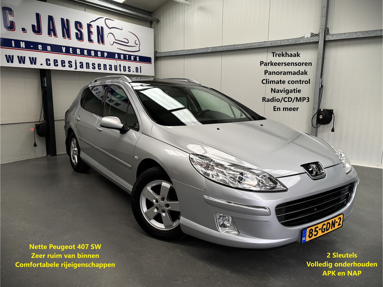 Peugeot 407 SW - 2.0-16V ST Pack Business 2.0-16V ST Pack Business - AutoWereld.nl