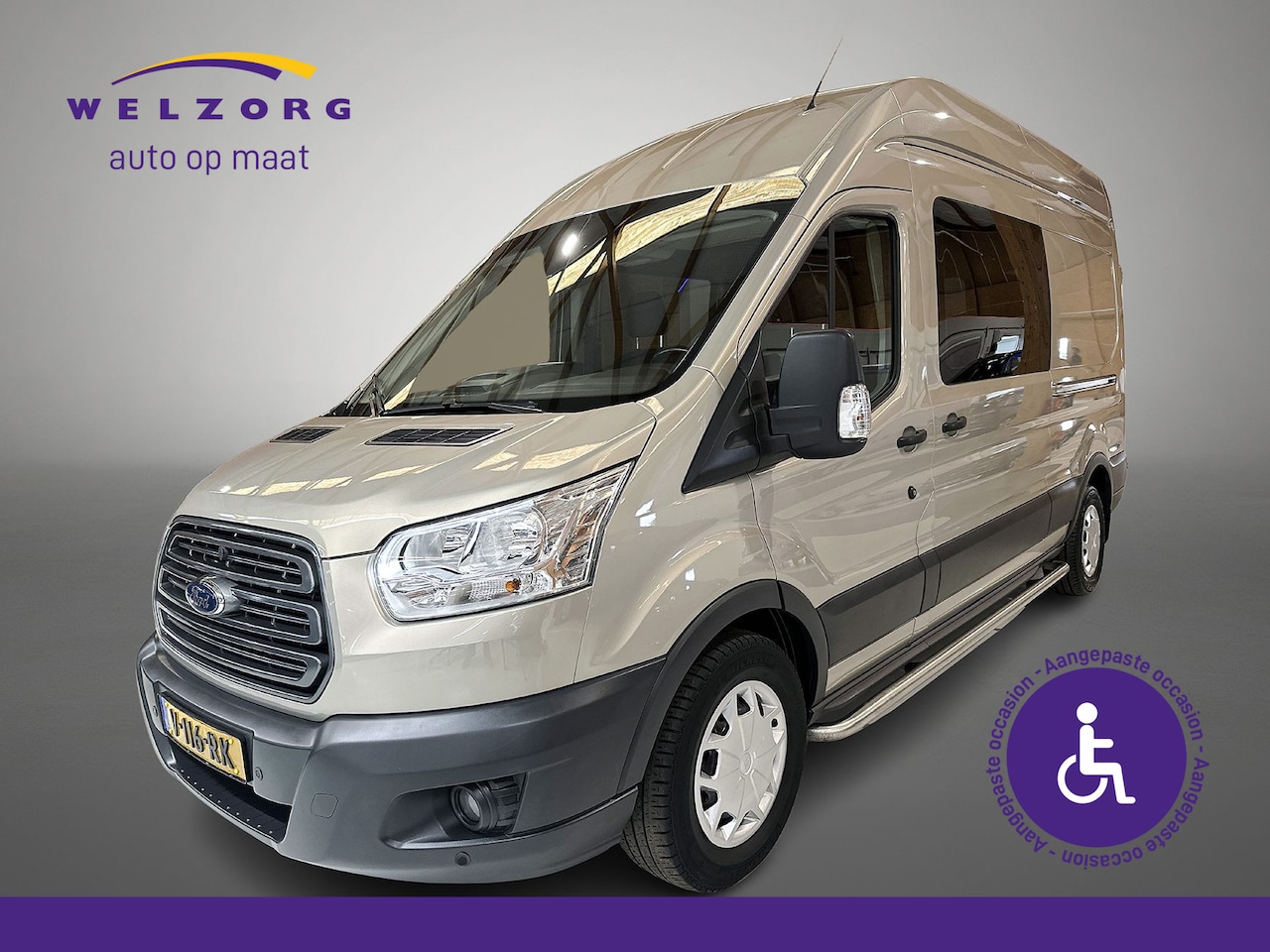 Ford Transit - 350 2.0 TDCI L3H2 DC Trend Rolstoelbus - AutoWereld.nl