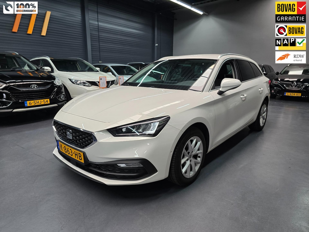 SEAT Leon Sportstourer - 1.5 TSI Style Launch LED CAMERA CARPLAY NAP NL AUTO - AutoWereld.nl