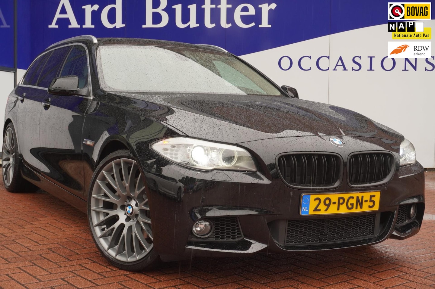 BMW 5-serie Touring - 535d High Executive M sport -Body Xenon+navigatie+Elek-Klep+Leder+20"lmv ORIG/NL TOP ONDER - AutoWereld.nl
