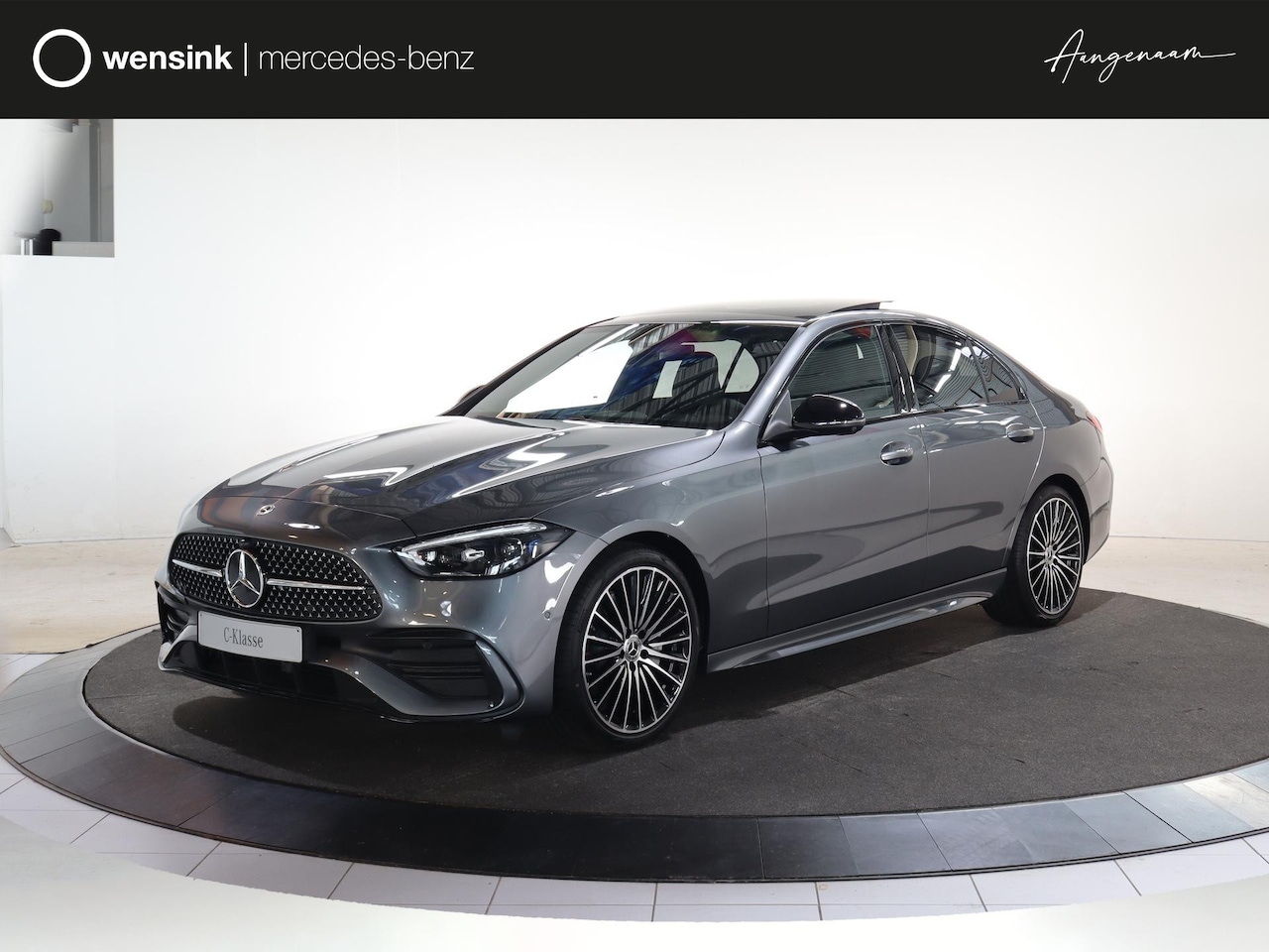 Mercedes-Benz C-klasse - 180 Business Solution AMG | Night | Panoramadak | Trekhaak | Memory stoelen | Sfeerverlich - AutoWereld.nl