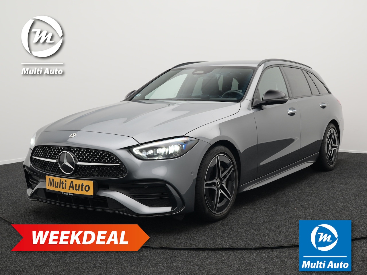 Mercedes-Benz C-klasse Estate - 180 AMG 9G-Tronic Nieuw Model MY 2022 | Adaptive Cruise | Sport Leder Verwamd | Camera | N - AutoWereld.nl