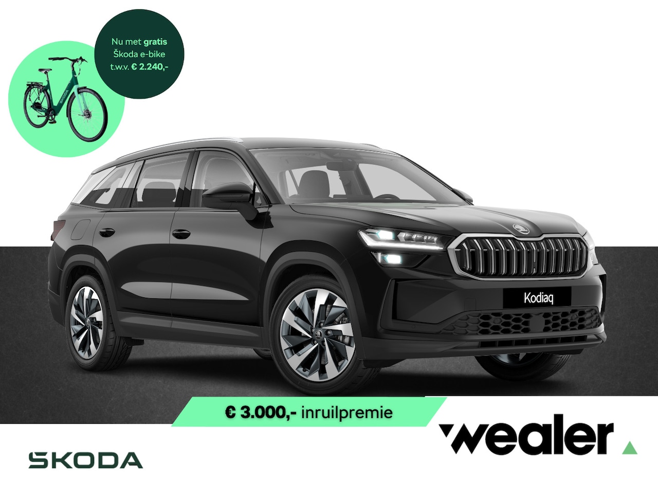 Skoda Kodiaq - Business Edition 1.5 TSI PHEV 204 PK GRATIS E-BIKE | Trekhaak | Chroom Pakket | Comfort Pa - AutoWereld.nl