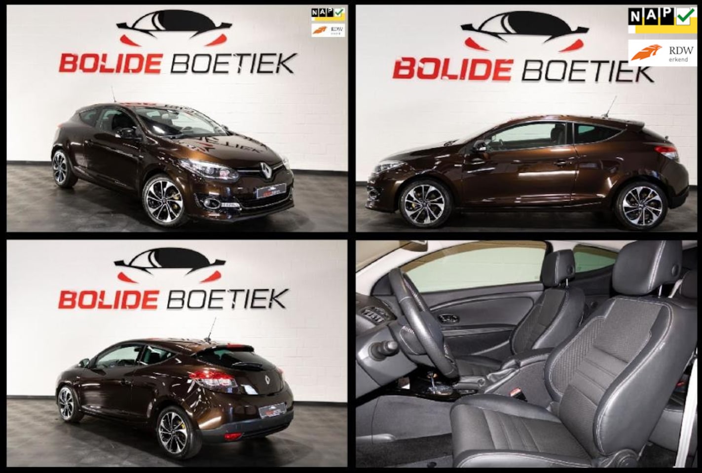 Renault Mégane Coupé - 1.2 TCe Bose |Automaat |Navi |Leder |Cruiscontrol |PDC |Telf. | - AutoWereld.nl