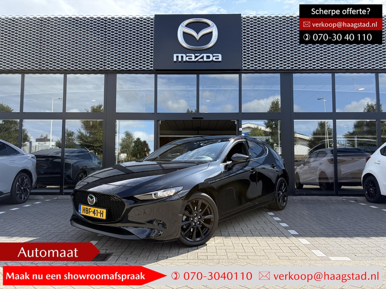 Mazda 3 - 2.0 e-SkyActiv-X M Hybrid 186 Homura BTW auto / Garantie t/m 02-2030 / Huidige nieuwprijs - AutoWereld.nl