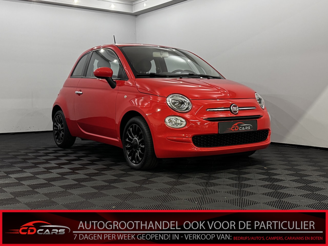 Fiat 500 - 1.2 Popstar Airco, Mistlamp, Lichtmetalen velgen, Radio - AutoWereld.nl