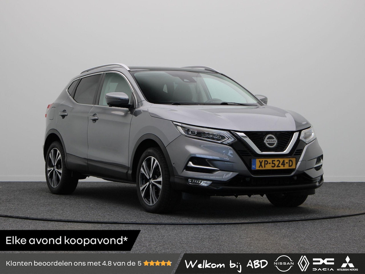 Nissan Qashqai - 1.3 DIG-T Business Edition | Panormadak | Half lederen bekleding | Stoelverwarming | Navig - AutoWereld.nl