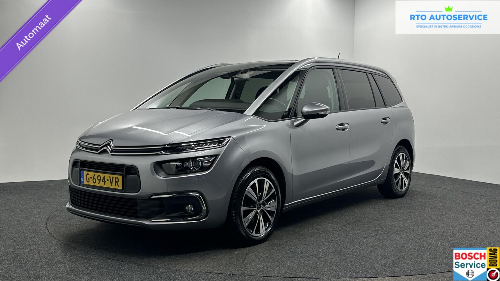 Citroën Grand C4 SpaceTourer - 1.2 PureTech Shine PANO TREKHAAK CRUISE LM ECC. - AutoWereld.nl