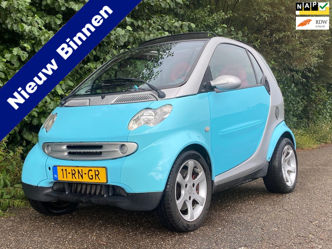Smart Fortwo coupé - 0.7 passion Automaat Schuif-DAK Airco Stoelverwarming NAP LMV 61PK - AutoWereld.nl