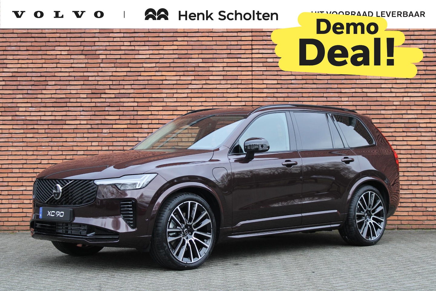 Volvo XC90 - T8 Plug-in hybrid AWD Ultra Dark | Full Option | 22'' Lichtmetalen velgen | Actieve Luchtv - AutoWereld.nl