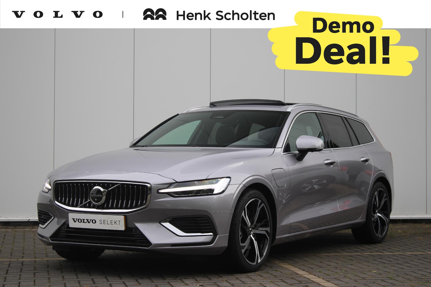 Volvo V60 - T6 350PK Plug-in hybrid AWD Ultra Bright | Adaptieve Cruise Control met Pilot Assist | Pre - AutoWereld.nl