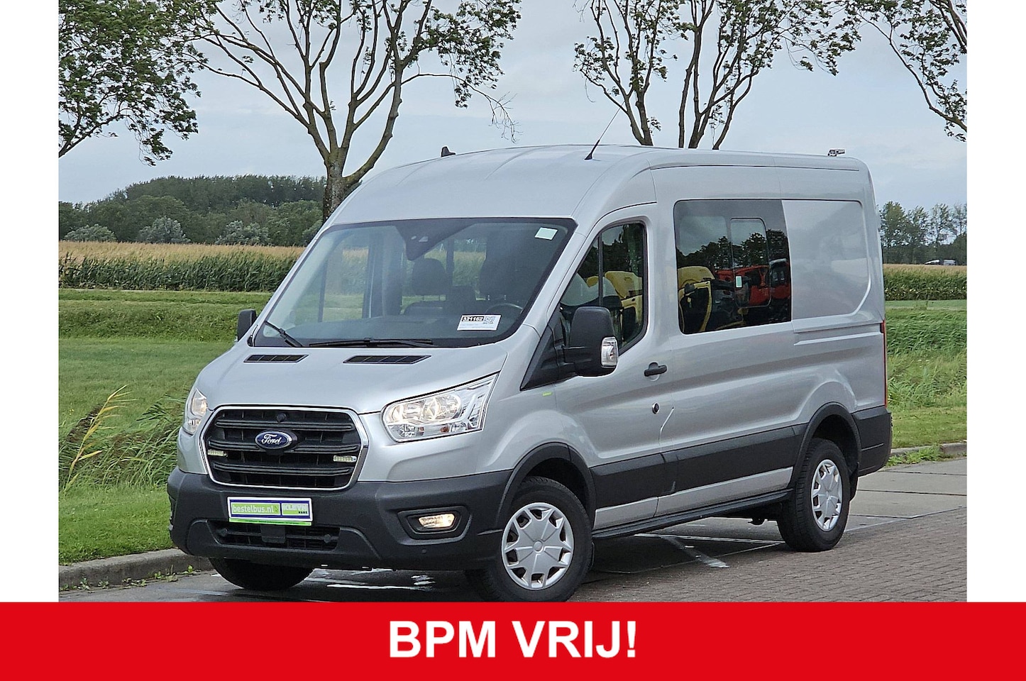 Ford Transit - 350 2.0 TDCI L2H2 DC Trend ac automaat DC EURO6 org NL carplay - AutoWereld.nl