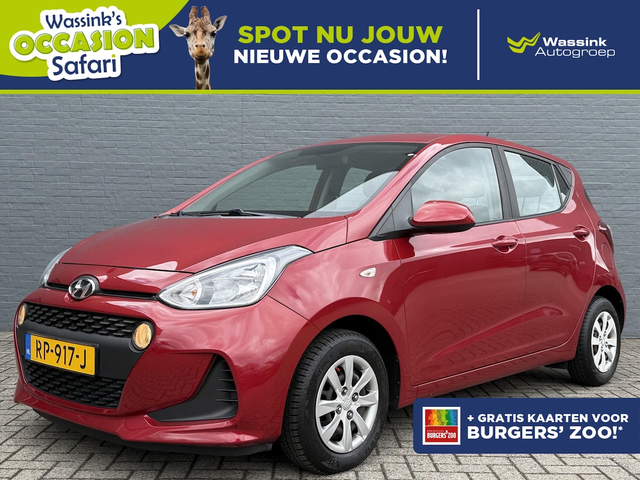 Hyundai i10 - 1.0i 66pk Blue 4pl. Comfort | Cruise Control | Limiter | Aux & Usb Aansluiting | Safari Ac - AutoWereld.nl