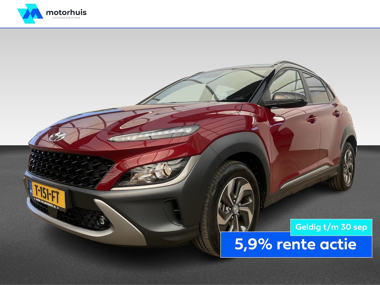 Hyundai Kona - 1.6 GDI HEV 141pk DCT Fashion AUTOMAAT / ECC / Navi / Camera - AutoWereld.nl