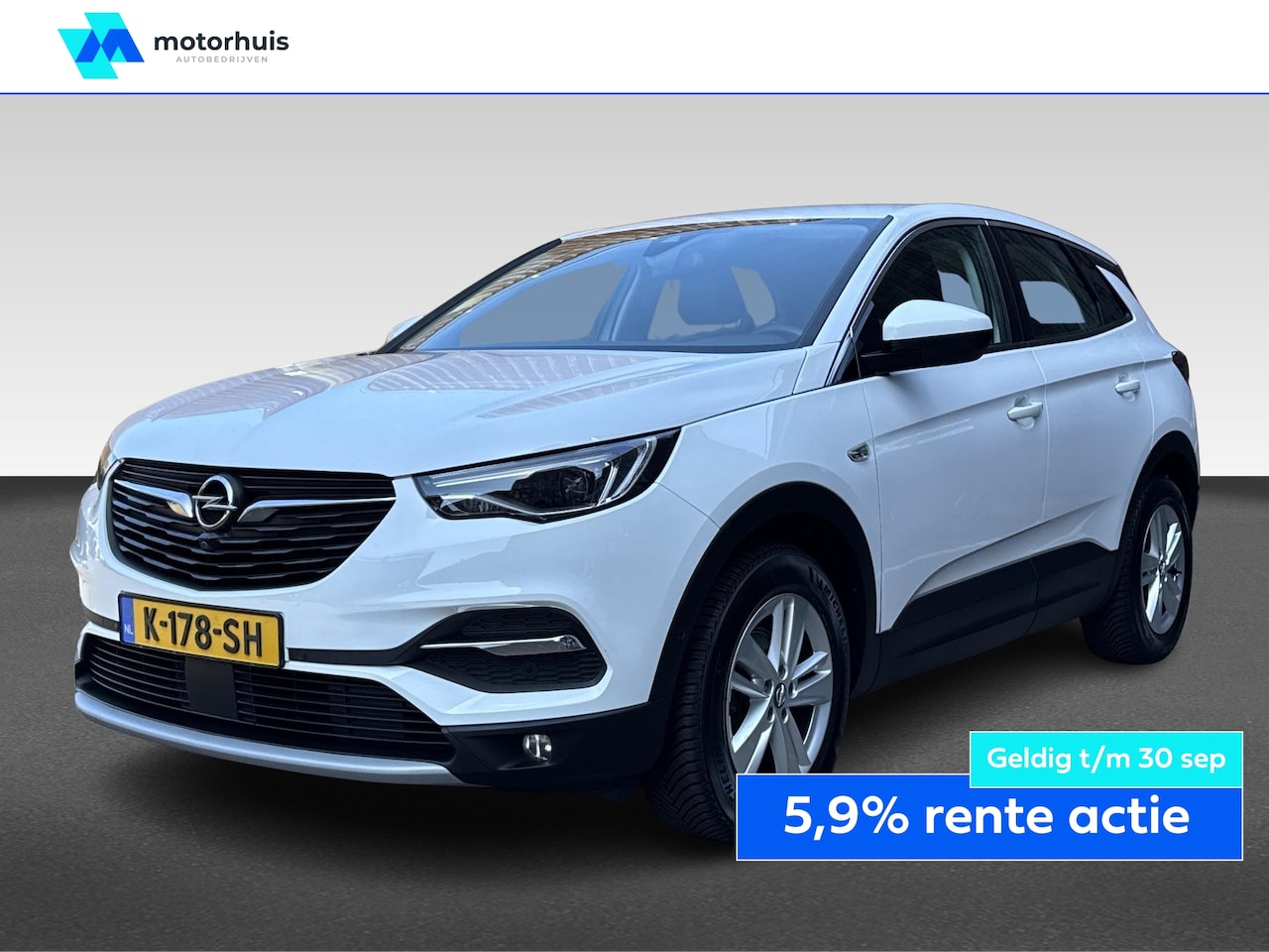 Opel Grandland X - 1.2 TURBO 130PK BUSINESS ELEGANCE NAVI PDC TEL FULL LED CAMERA NAP - AutoWereld.nl