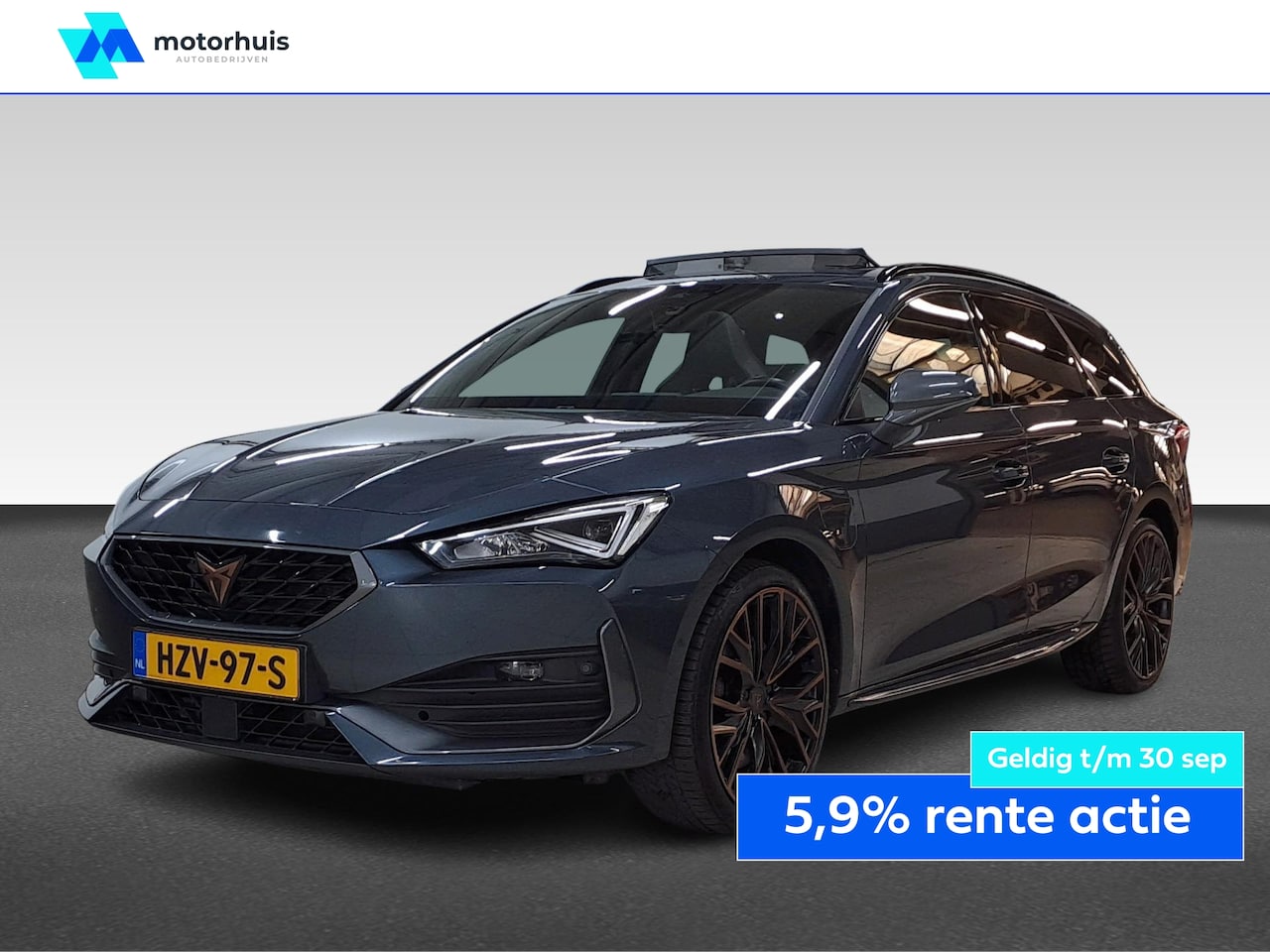 CUPRA Leon Sportstourer - 1.4 PHEV HYBRID 245PK DSG COPPER PERFORMANCE PACK NAVI FULL LED SCHUIFDAK CAMERA TREKHAAK - AutoWereld.nl
