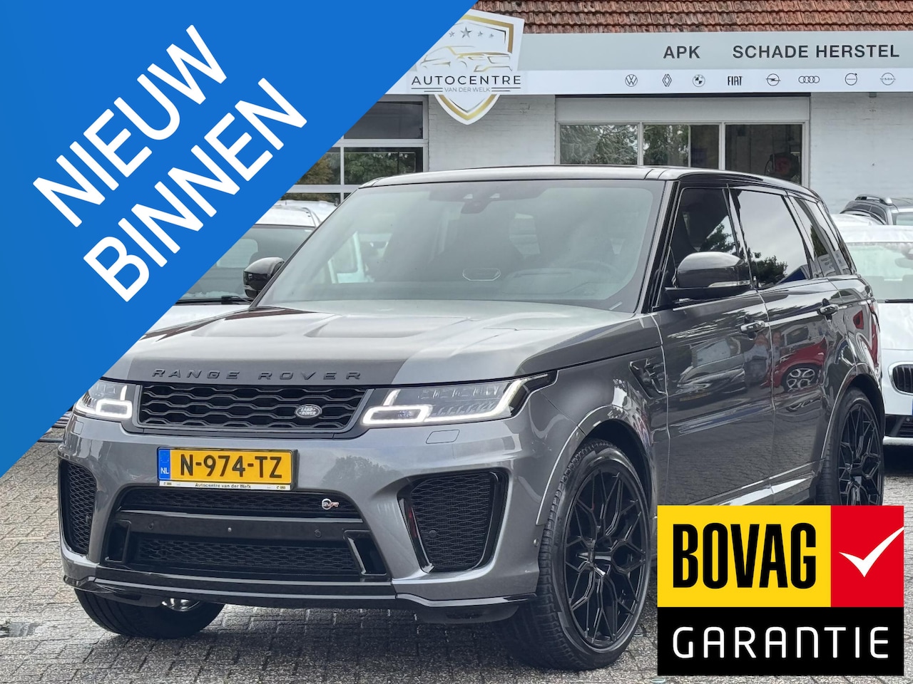 Land Rover Range Rover Sport - 5.0 V8 SC SVR CARBON | 23" VELGEN | PANO | BOVAG !! - AutoWereld.nl