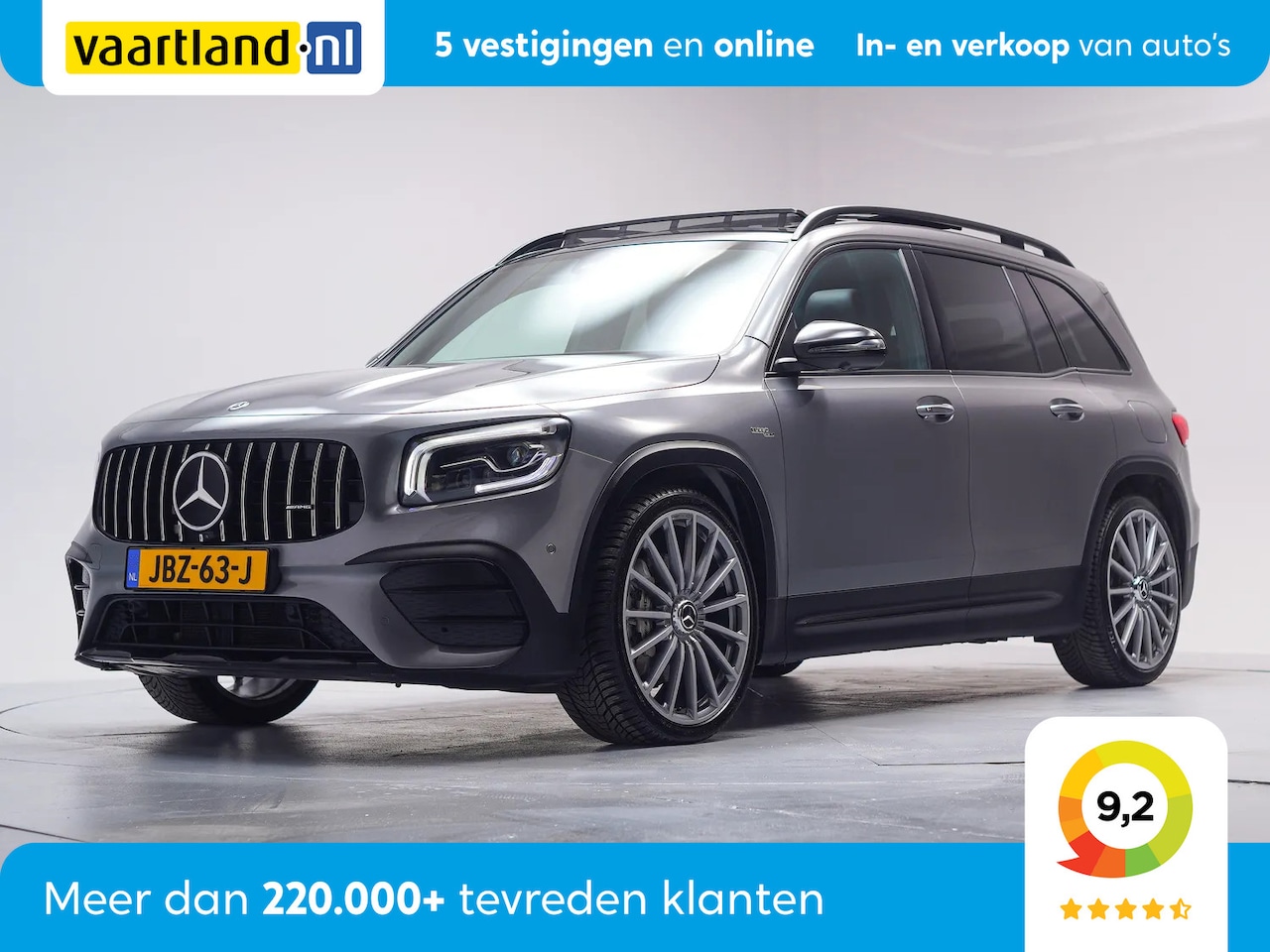 Mercedes-Benz GLB - 35 AMG 4MATIC Premium Plus [ AMG Drive-unit Panorama Burmester Head-up 360°cam Memoryseats - AutoWereld.nl