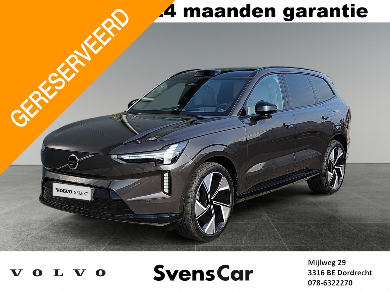 Volvo EX90 - Twin Motor Performance Ultra 6p. 111 kWh | 6-zitter | Panoramadak | Luchtvering| Bowers & - AutoWereld.nl