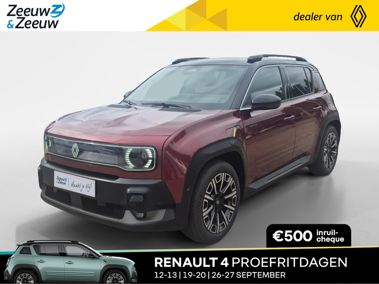 Renault 4 - comfort range iconic 52 kWh | LMV 18 INCH | Climate Control | ACC | Elektrische kofferbakk - AutoWereld.nl