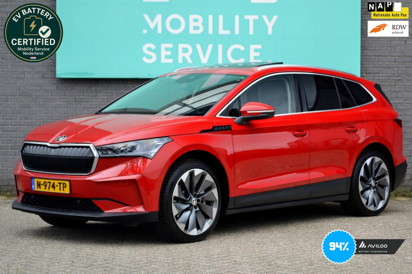 Skoda Enyaq iV - 80 SOH94% Pano 21" LED CarPlay - AutoWereld.nl