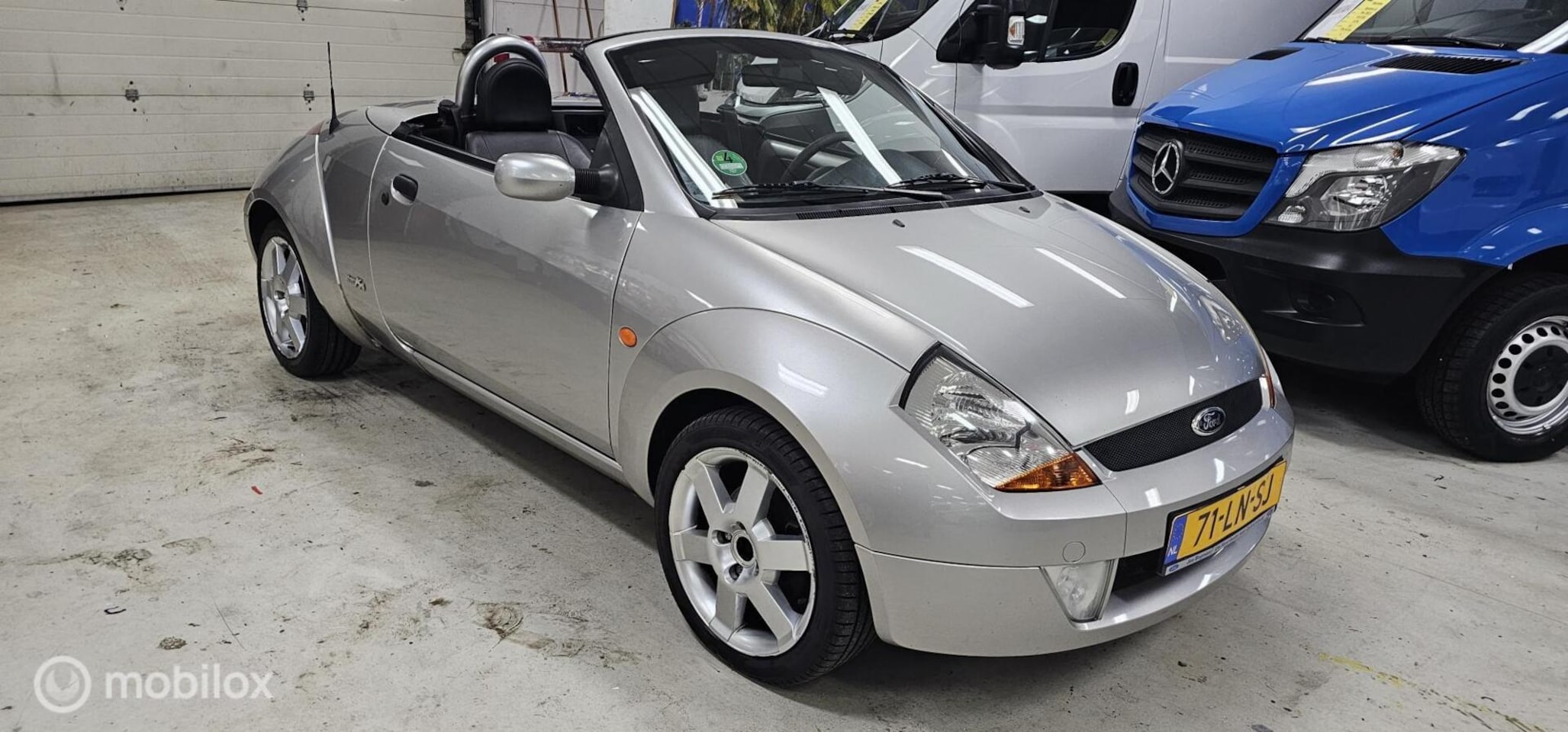 Ford Streetka - 1.6 First Edition Airco Cabrio 2003 125000 NAP - AutoWereld.nl