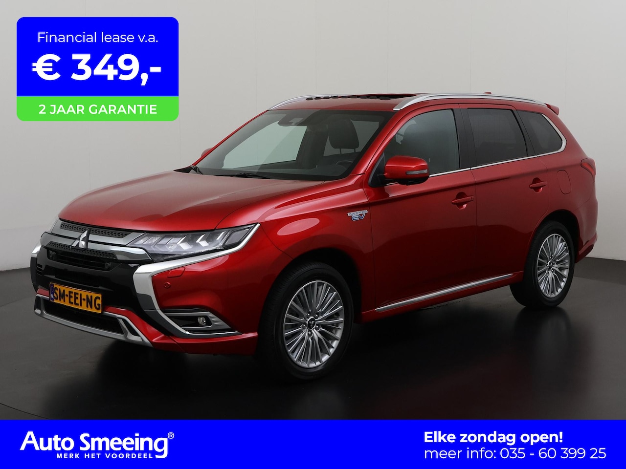 Mitsubishi Outlander - 2.4 PHEV Instyle | Schuifdak | Leder | 360 Camera | Trekhaak | Zondag Open! - AutoWereld.nl