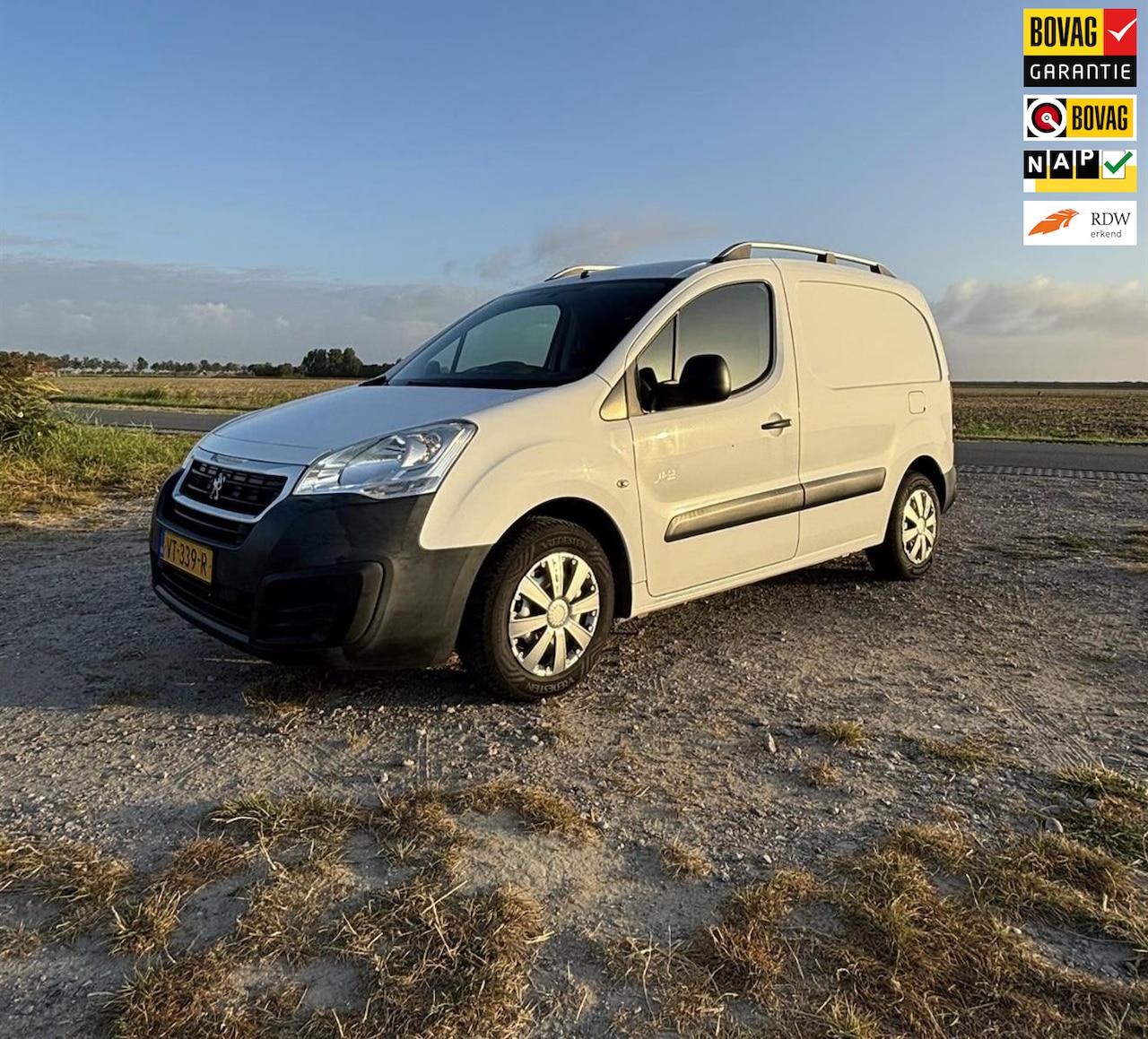 Peugeot Partner - 1.6 BlueHDI Bj 2016 Euro6 AIRCO Marge Auto ( Geen BtW) - AutoWereld.nl