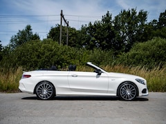 Mercedes-Benz C-klasse Cabrio - C43 AMG 367PK Speedshift 4MATIC Burmester Stoelkoeling Airscarf Sportuitlaat Memory