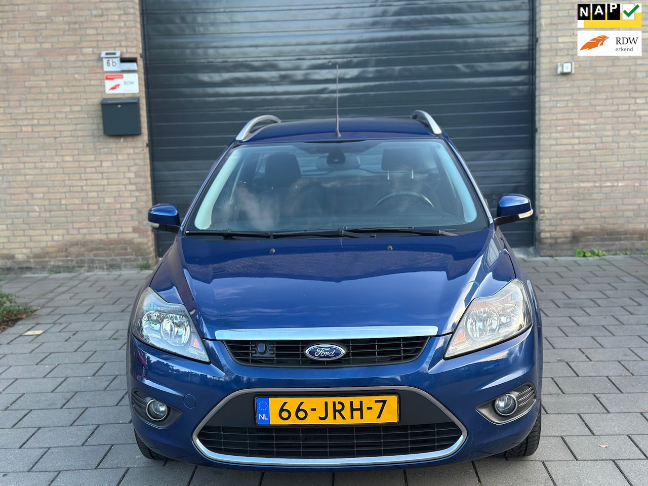 Ford Focus Wagon - 1.8 Titanium Flexi Fuel Apk Clima Navi cruise Control - AutoWereld.nl